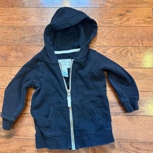 Carter's Baby Boys 18 Months Black Zip Up Hoodie Mister Amazing toddler full zip